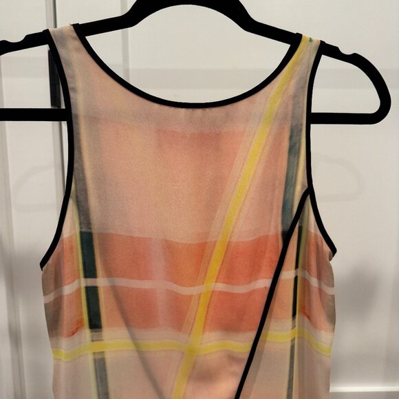 Clover Canyon Printed Sleeveless Split Back Top, XSmall - Picture 5 of 8